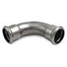181/900 Коліно нержавіюче Ø35 90° ВВ INOXPRES® RM
