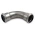 Коліно нержавіюче RM INOXPRES 181/900 Ø88,9 90° ВВ (181088900)