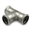 Тройник нержавеющий RM INOXPRES 182 Ø28 (182028000)