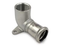 185/000 Коліно настінне нержавіюче Ø15 x 1/2" ВР INOXPRES® RM