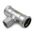 Трійник нержавіючий RM INOXPRES 189 Ø28 х 3/4" В х 28 (189304028)