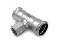 189 Трійник нержавіючий Ø22 х 1/2" В х 22 INOXPRES® RM