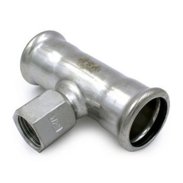 189 Трійник нержавіючий Ø22 х 1/2" В х 22 INOXPRES® RM