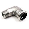 197 Коліно нержавіюче Ø42 х 1 1/2" З 90° INOXPRES® RM