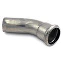 Колено нержавеющее RM INOXPRES 181/451 Ø15 45° ВН (181015451)