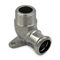 Настенное колено нержавеющее RM INOXPRES 185/002 Ø18 x 3/4" ЗР (185304218)