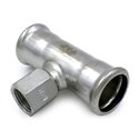 Тройник нержавеющий RM INOXPRES 189 Ø35 х 1" В х 35 (189100035)