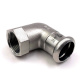 198 Коліно нержавіюче Ø42 х 1 1/2" В 90° INOXPRES® RM