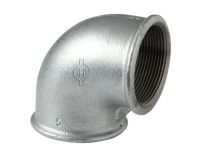 Колено оцинкованное Berg Montana Ø2 1/2" ВВ 90° (09025009)