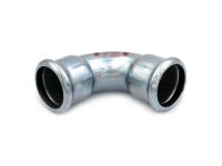 Колено стальное STEELPRES® RM 381/900 Ø54 90° ВВ оцинкованное (отопление) (381054900)