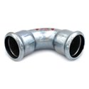 Коліно сталеве STEELPRES® RM 381/900 Ø35 90° ВВ оцинковане (опалення) (381035900)