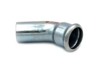 Колено стальное STEELPRES® RM 381/451 Ø35 45° ВН оцинкованное (отопление) (381035451)