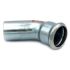 Коліно сталеве STEELPRES® RM 381/451 Ø28 45° ВЗ оцинковане (опалення) (381028451)
