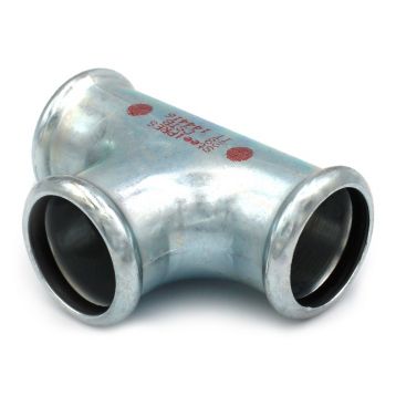 Тройник стальной STEELPRES® RM 382 Ø28 оцинкованный (отопление) (382028000)