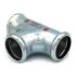 Трійник сталевий STEELPRES® RM 382 Ø22 оцинкований (опалення) (382022000)