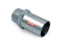 Абзац-переходник стальной STEELPRES® RM 393/M Ø22 х 1/2" Н оцинкованный (отопление) (393102122)