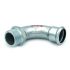 Коліно сталеве STEELPRES® RM 397 Ø28 х 1" З 90° оцинковане (опалення) (397100028)