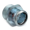 Переходник стальной STEELPRES® RM 387 Ø28 х 1" Н оцинкованный (отопление) (387100028)