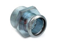 Переходник стальной STEELPRES® RM 387 Ø28 х 3/4" Н оцинкованный (отопление) (387304028)