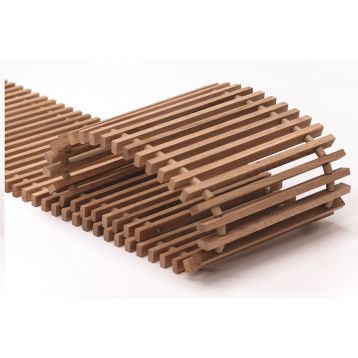 Решетка для конвектора дерево (дуб) Konveka GR 220-19 OAK