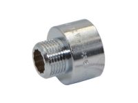 Pattaroni Перехідник (хром) d1/4"M х 3/8"F ЗВ (F043CR001)