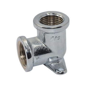 Pattaroni Коліно настінне (хром) d1/2" ВВ (F94CR001)