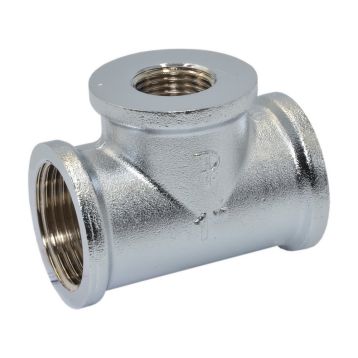 Pattaroni Трійник редукційний (хром) d1" x 1/2" x 1" ВВВ (F131CR002)