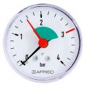 Манометр AFRISO HZ 63 0-4 бар 1/4" Фронтальный (63915)