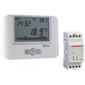 91943030 Цифровий бездротовий хронотермостат тижневий MITHOS RF 0÷50°C 8A/250V Cewal S.p.A.