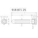 91887125 Капсула рифленая для капилляра Ø15,1 х 16 мм 1/2" 10 см Cewal S.p.A.