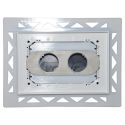 Клавиша (пневматика) WHITE MAT для кастомизации (белая квадратная) Valsir S.p.A. (VS0879033)