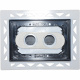 VS0879032 Клавіша (пневматика) BLACK MAT для кастомізації (чорна кругла) Valsir S.p.A.