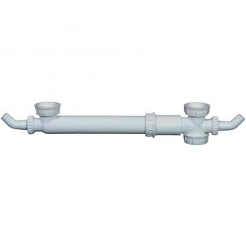 3185 Трубка підключення для подвійної мийки Ø40 х 1 1/2" Ghidini SpA