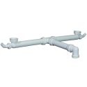 Трубка подключения Т-образная для двойной мойки Ø40 х 1 1/2" Ghidini SpA (3195)