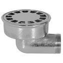 Трап круглий горизонтальний латунний хромований Ø100 мм x Ø1 1/4" З Ghidini SpA (653P100)