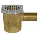 Трап горизонтальный латунный 100 x 100 x Ø40 мм Ghidini SpA (721)