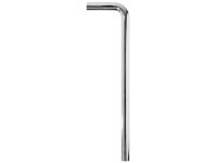 853251832 Трубка Г-подібна металева хромована Ø32 мм / 18 x 25 см Ghidini SpA
