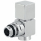 Кран відсікаючий кутовий Carlo Poletti Srl ХРОМ Ø1/2" CUBE-EASY (V166410B)