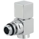 Кран отсекающий угловой Carlo Poletti Srl ХРОМ Ø1/2" CUBE-EASY (V166410B)