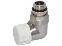 Термоклапан трьохосьовий Carlo Poletti Srl BRUSH SILVER Ø1/2" х 24-19 SX (правий) CORNER (V75111JDX)