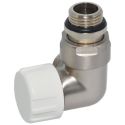 Термоклапан трьохосьовий Carlo Poletti Srl BRUSH SILVER Ø1/2" х 24-19 SX (правий) CORNER (V75111JDX)