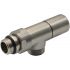 Кран радіаторний реверсивний Carlo Poletti Srl BRUSH SILVER Ø1/2" x 24-19 REVERSA (V60111J)