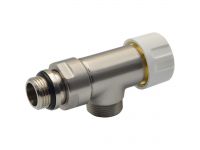 Кран-термостат реверсивний Carlo Poletti Srl BRUSH SILVER Ø1/2" x 24-19 REVERSA-THERMO (V61111J)