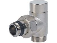 Кран відсікаючий кутовий Carlo Poletti Srl НІКЕЛЬ Ø1/2" x 3/4" EK TOP MANUALE (V50211Q)