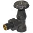 Кран радіаторний кутовий Carlo Poletti Srl ANTRACITE Ø1/2" ARTISTIC (V67310EGR)