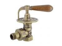 Кран радіаторний кутовий Carlo Poletti Srl BRONZE Ø1/2" CLASSIC-ART (V6733L10MA)