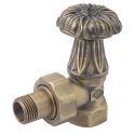 Кран радиаторный угловой Carlo Poletti Srl BRONZE Ø1/2" ARTISTIC (V67310MA)