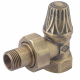 Кран отсекающий угловой Carlo Poletti Srl BRONZE Ø1/2" ARTISTIC (V67410MA)