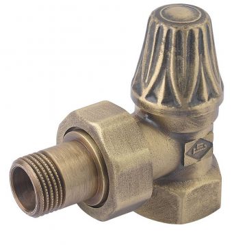 Кран отсекающий угловой Carlo Poletti Srl BRONZE Ø1/2" ARTISTIC (V67410MA)