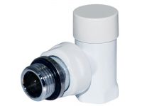 Кран отсекающий угловой Carlo Poletti Srl БЕЛЫЙ Ø1/2" COMPACT (V150410EF)